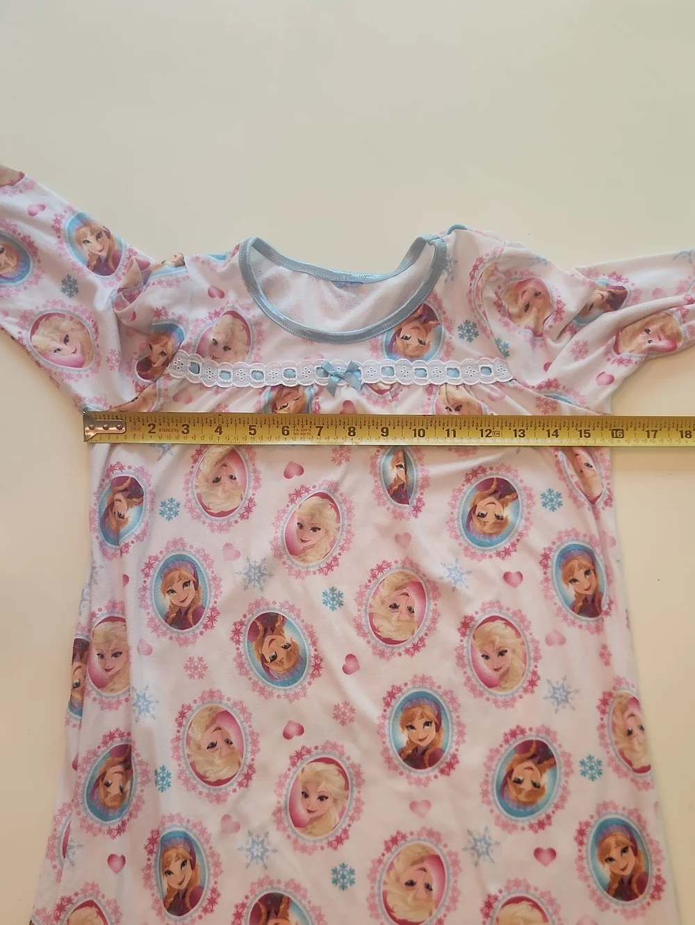 Disney Princess Frozen Flannel Nightgown Medium - Picture 5 of 6